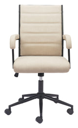 ZUO Auction Office Chair Beige