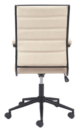 ZUO Auction Office Chair Beige
