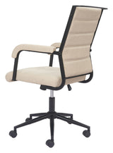 ZUO Auction Office Chair Beige