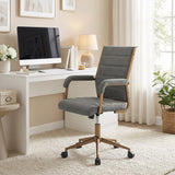 ZUO Auction Office Chair Gray