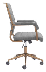 ZUO Auction Office Chair Gray