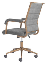 ZUO Auction Office Chair Gray