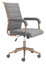 ZUO Auction Office Chair Gray