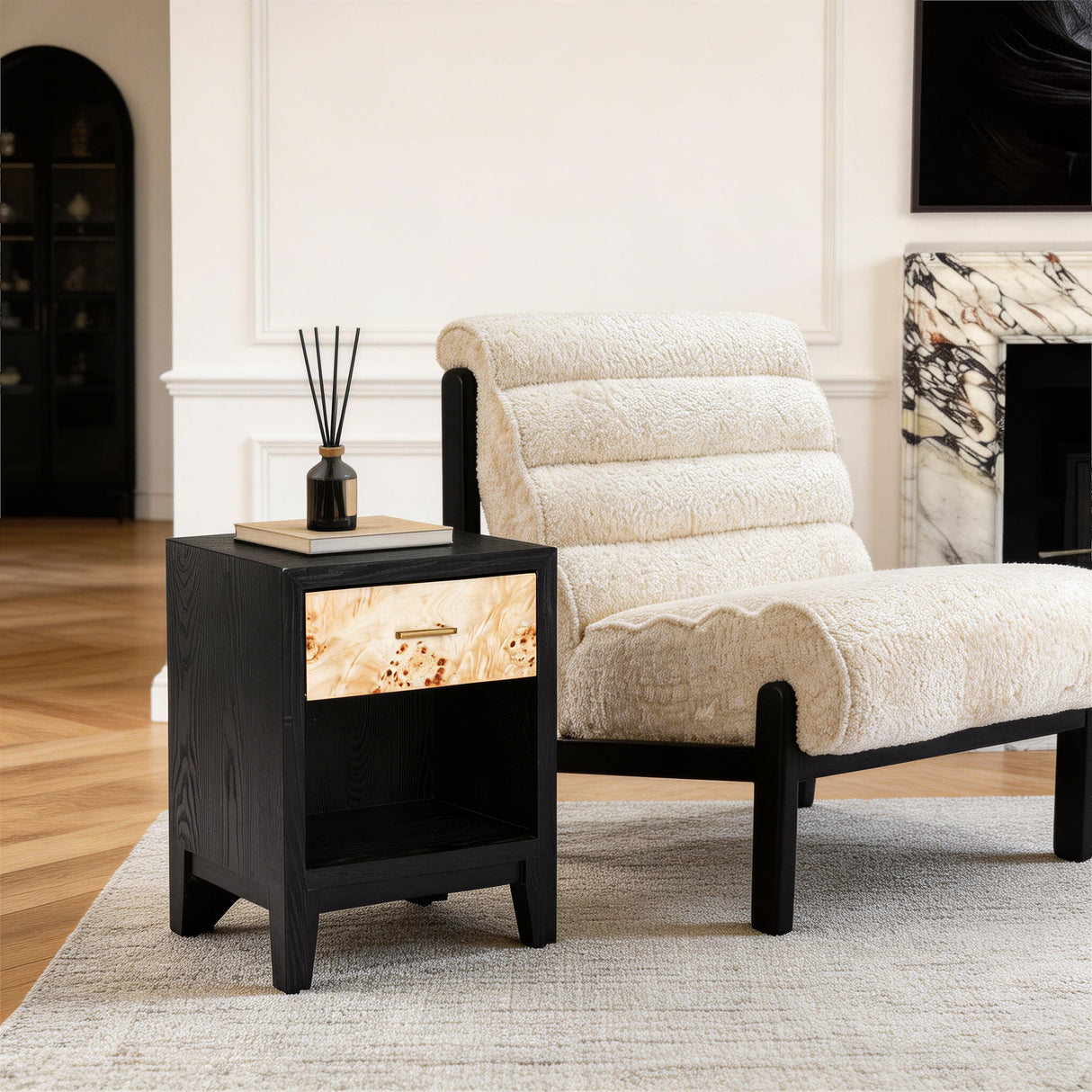 ZUO Maki Accent Chair Beige