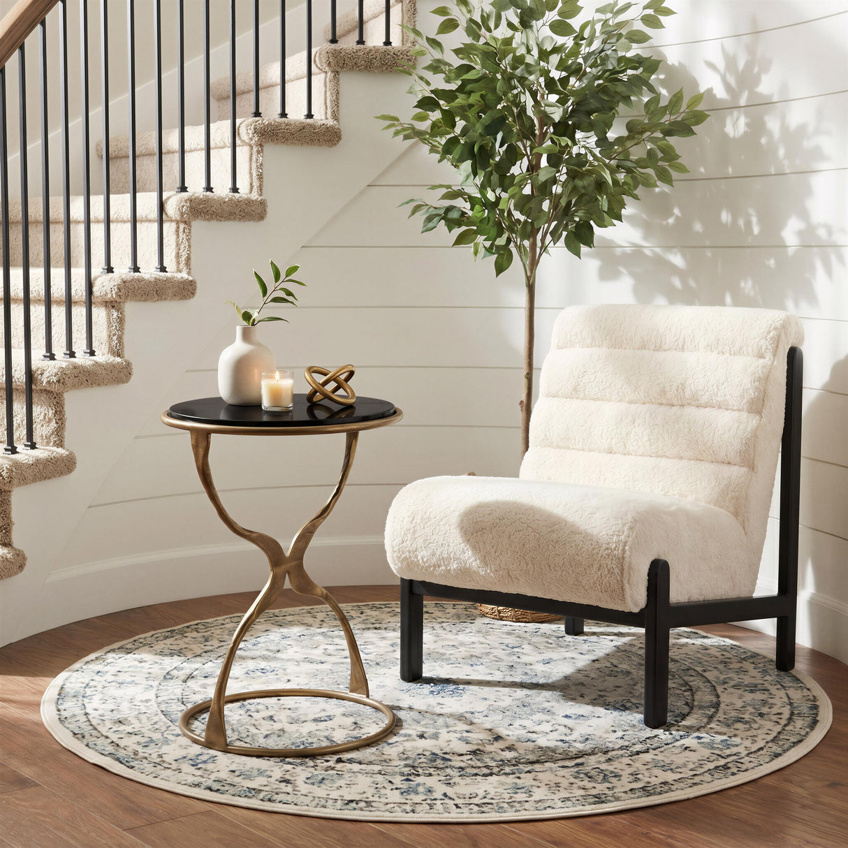 ZUO Maki Accent Chair Beige