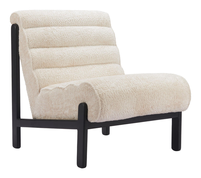 ZUO Maki Accent Chair Beige