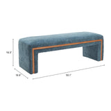 ZUO Scatola Bench Blue