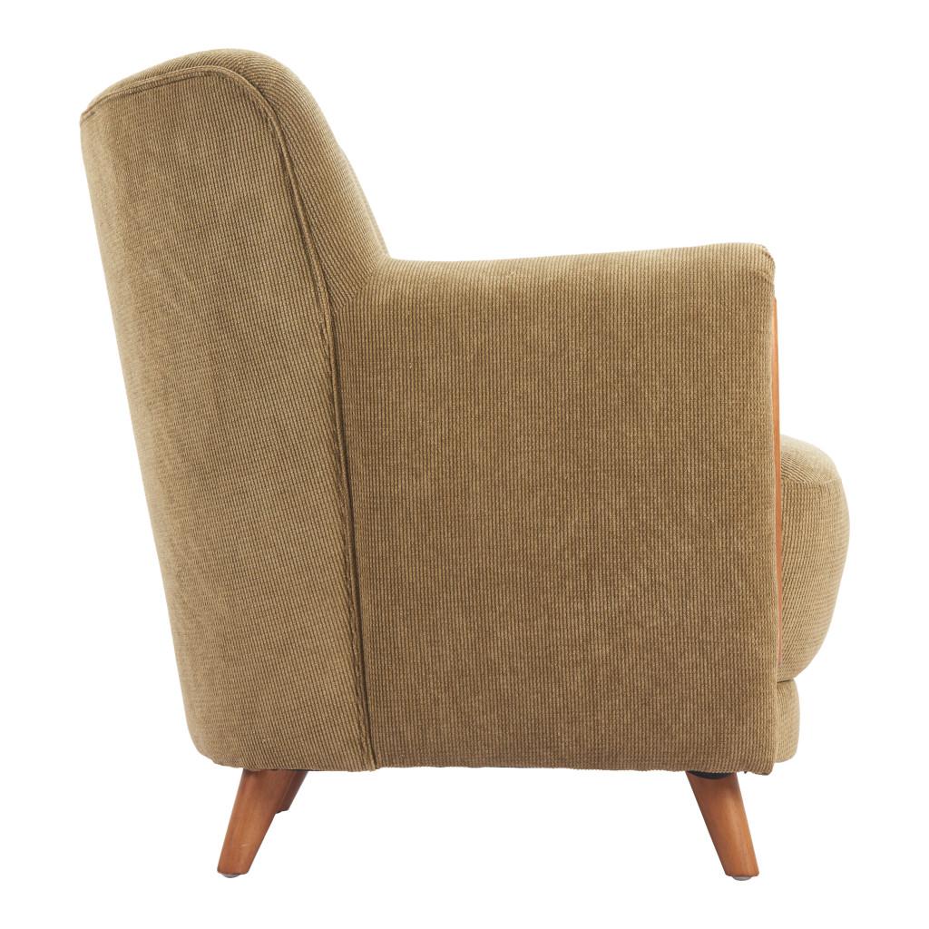 ZUO Hako Accent Chair Olive Green