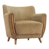 ZUO Hako Accent Chair Olive Green