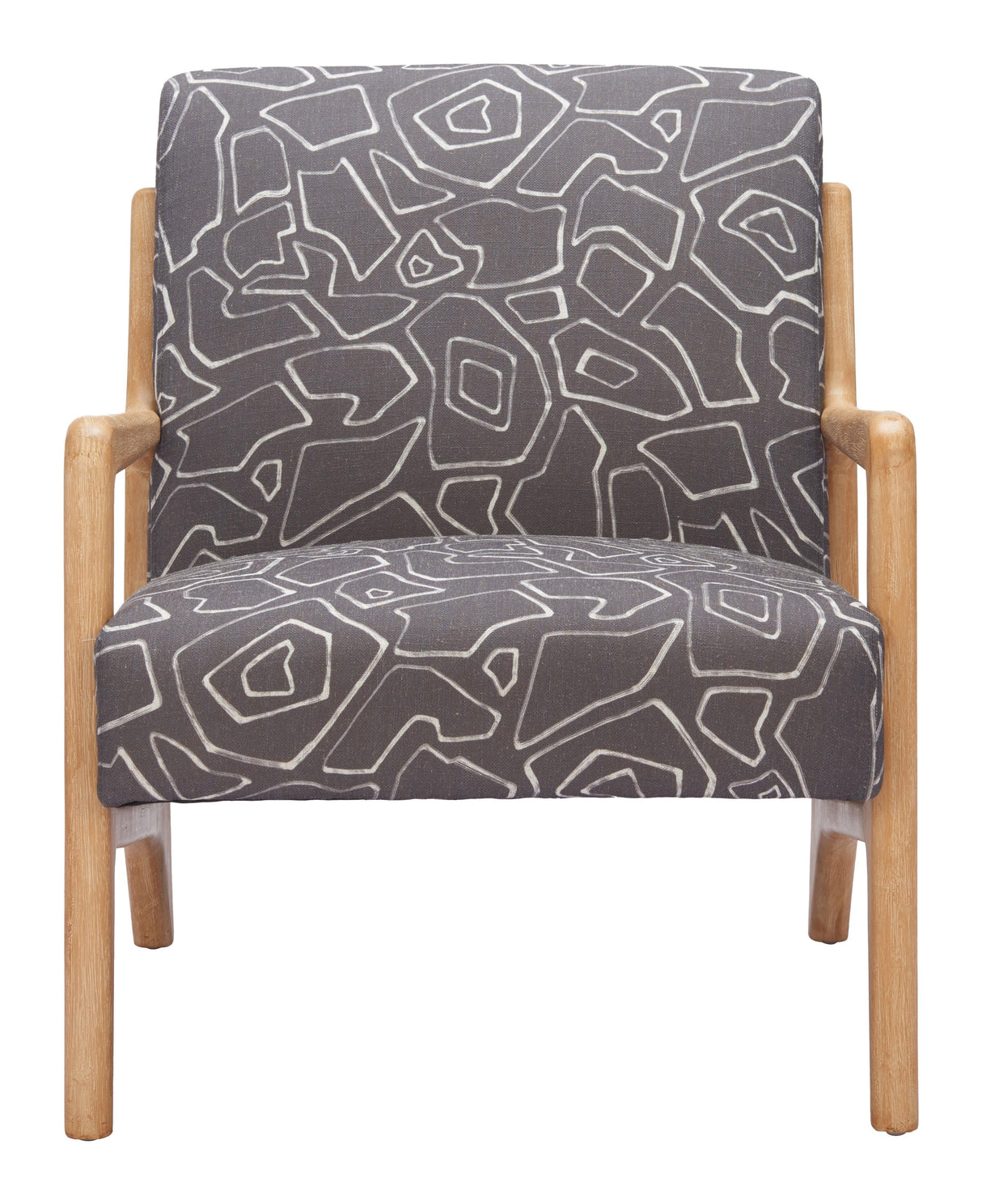 ZUO Runa Accent Chair Gray & Natural