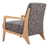 ZUO Runa Accent Chair Gray & Natural