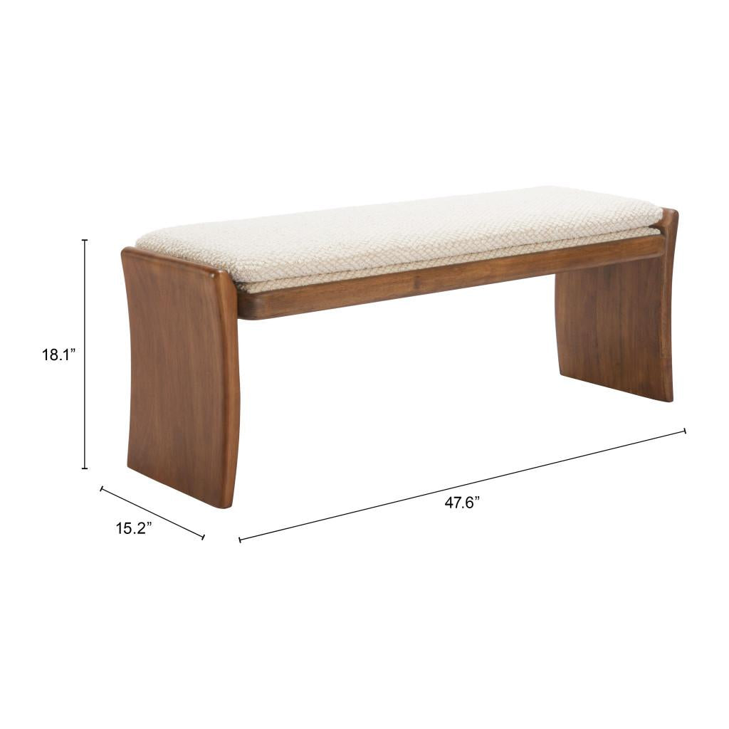 ZUO Lafa Bench Beige