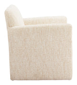 ZUO Dobra Accent Chair Oatmeal Beige