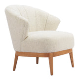 ZUO Leque Accent Chair Tawny Beige