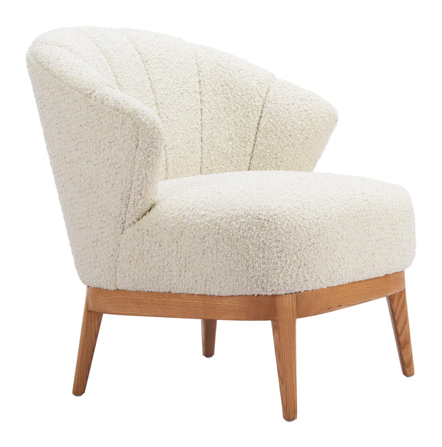 ZUO Leque Accent Chair Tawny Beige