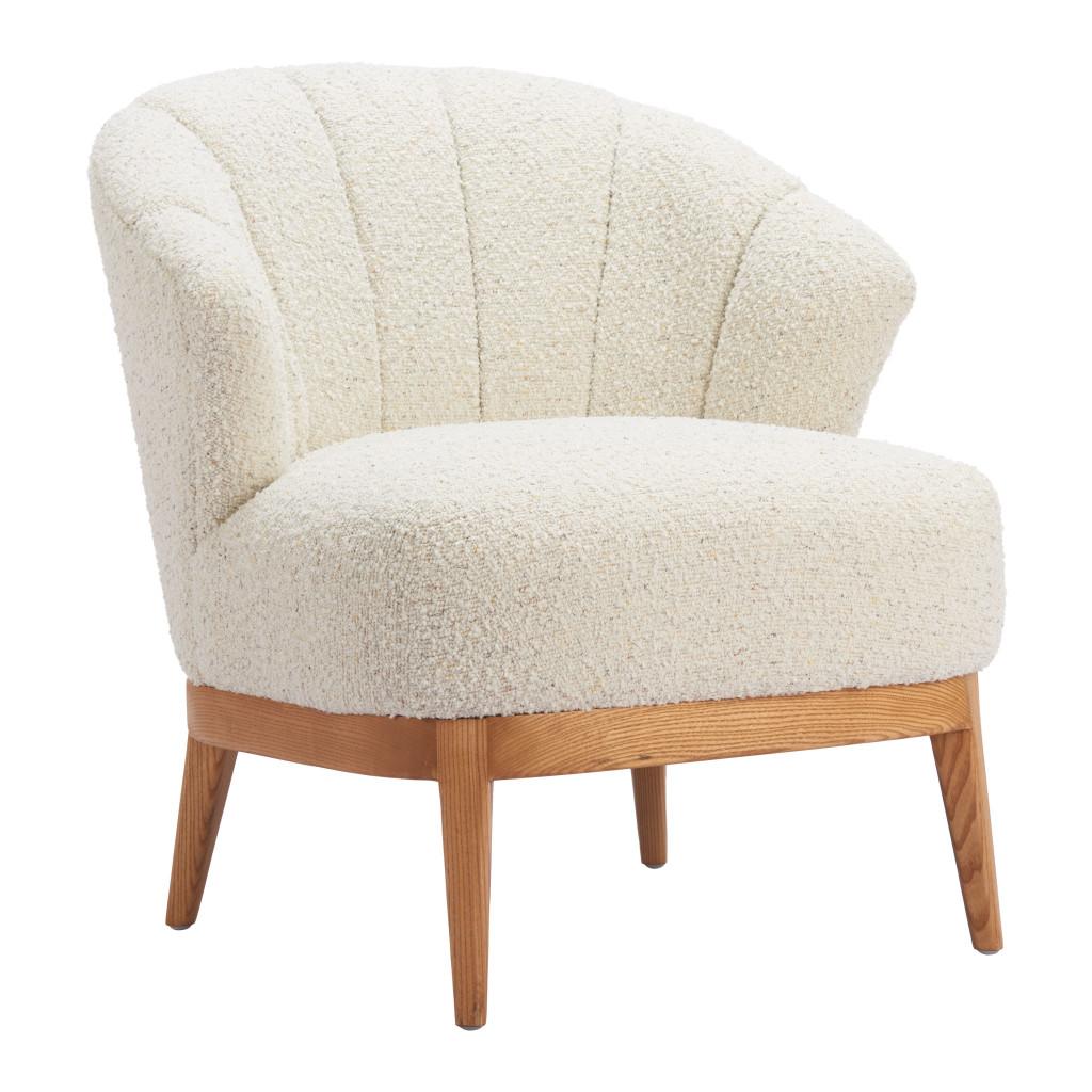 ZUO Leque Accent Chair Tawny Beige