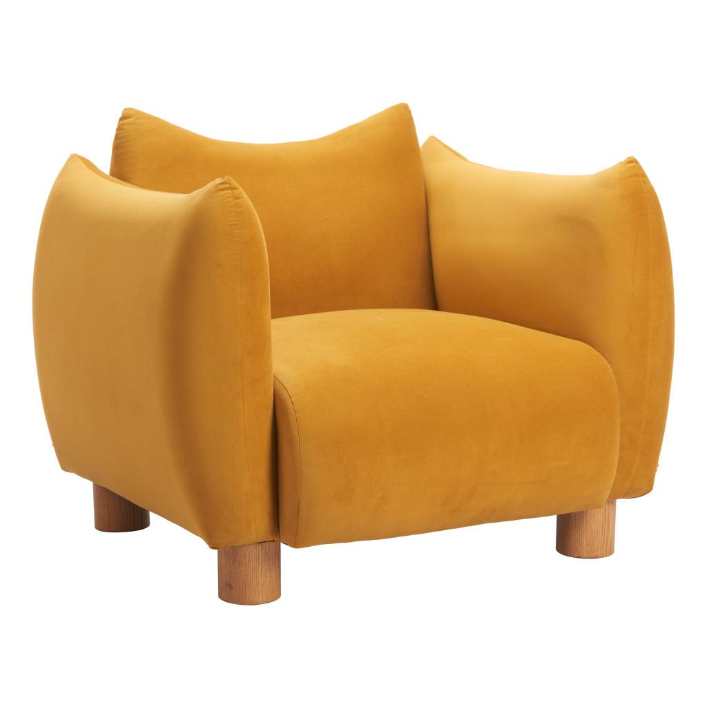 ZUO Meia Accent Chair Mustard