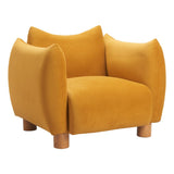 ZUO Meia Accent Chair Mustard
