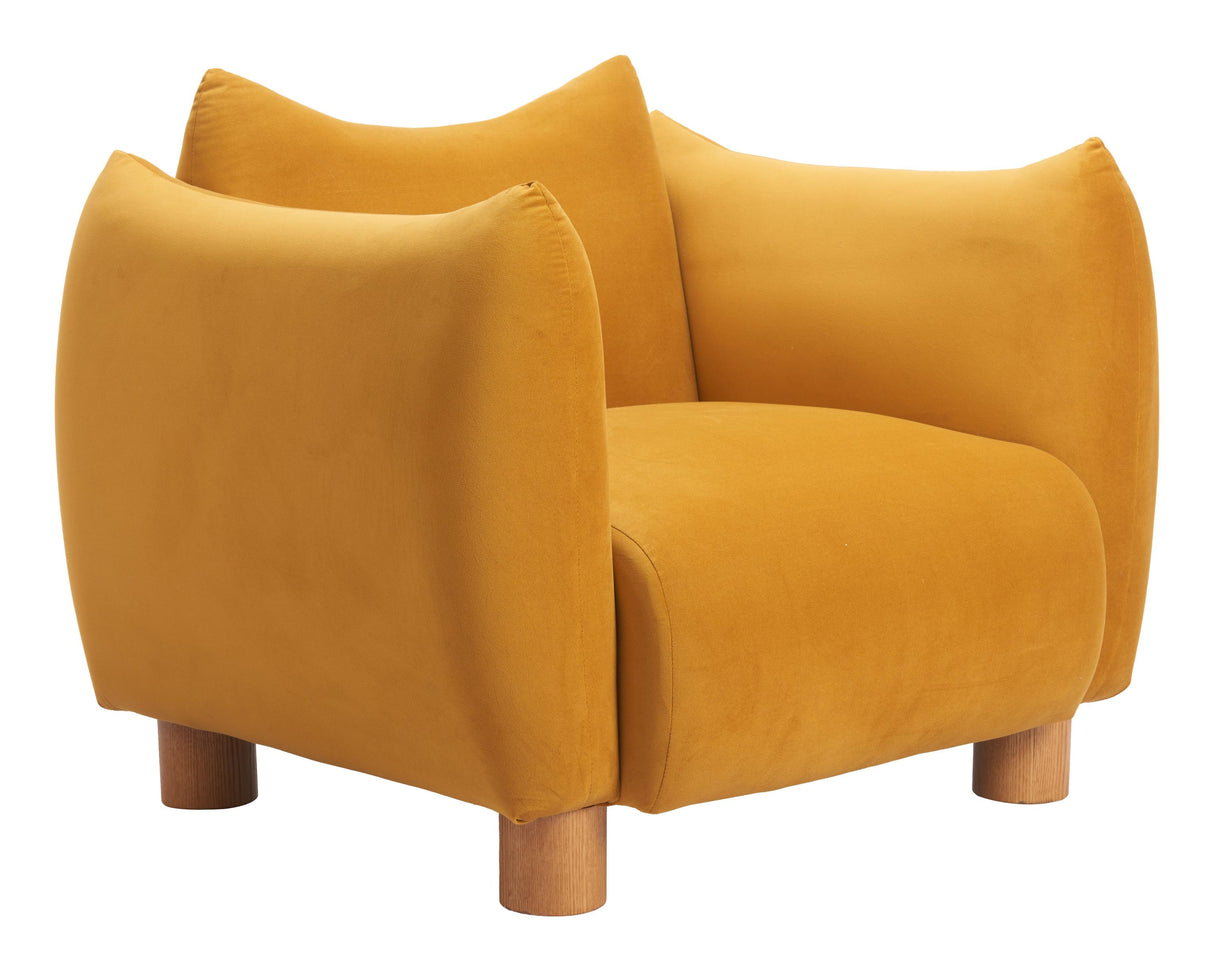 ZUO Meia Accent Chair Mustard