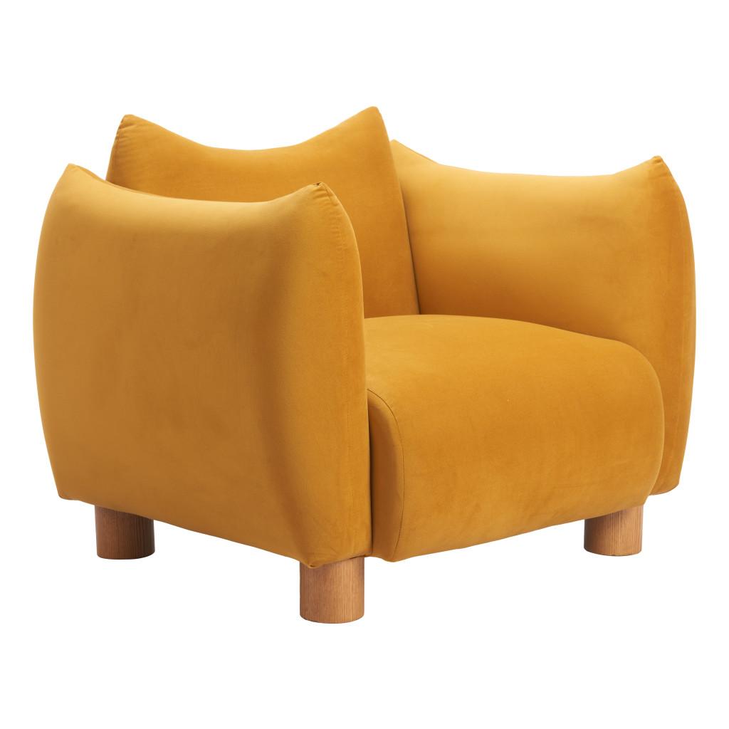 ZUO Meia Accent Chair Mustard
