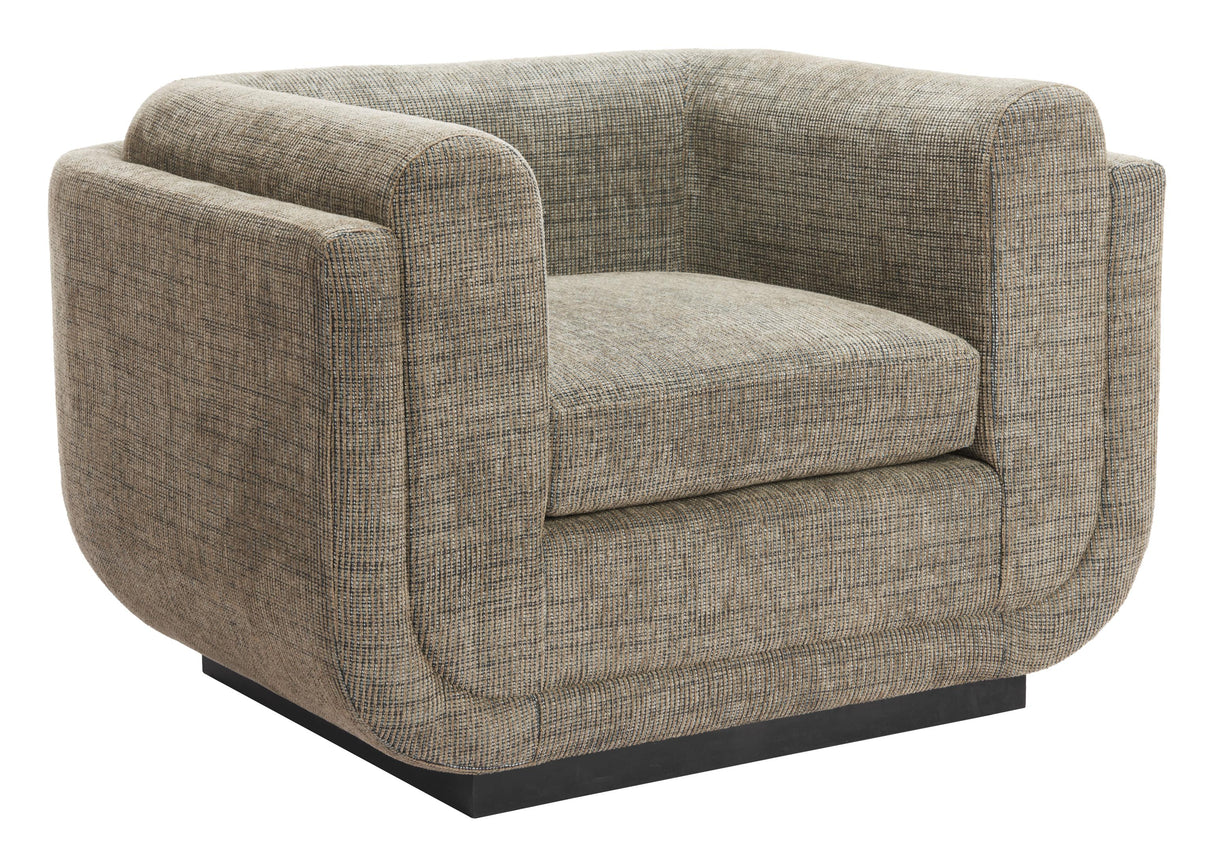 ZUO Sereneu Accent Chair Green Tweed