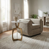 ZUO Sereneu Accent Chair Green Tweed