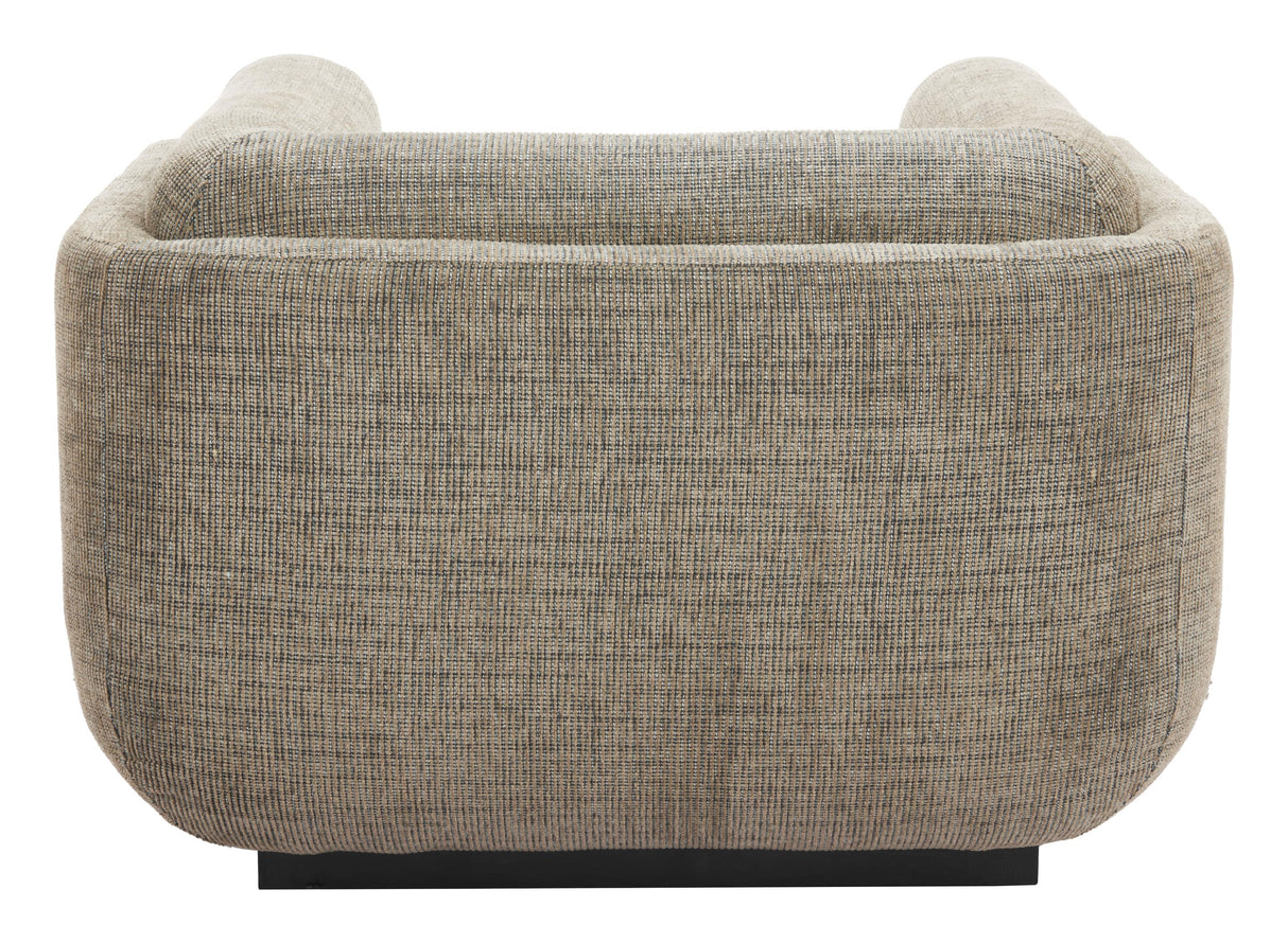 ZUO Sereneu Accent Chair Green Tweed