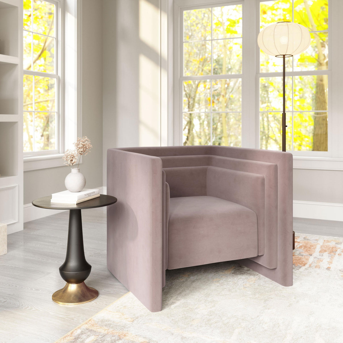 ZUO Trippel Armchair Taupe
