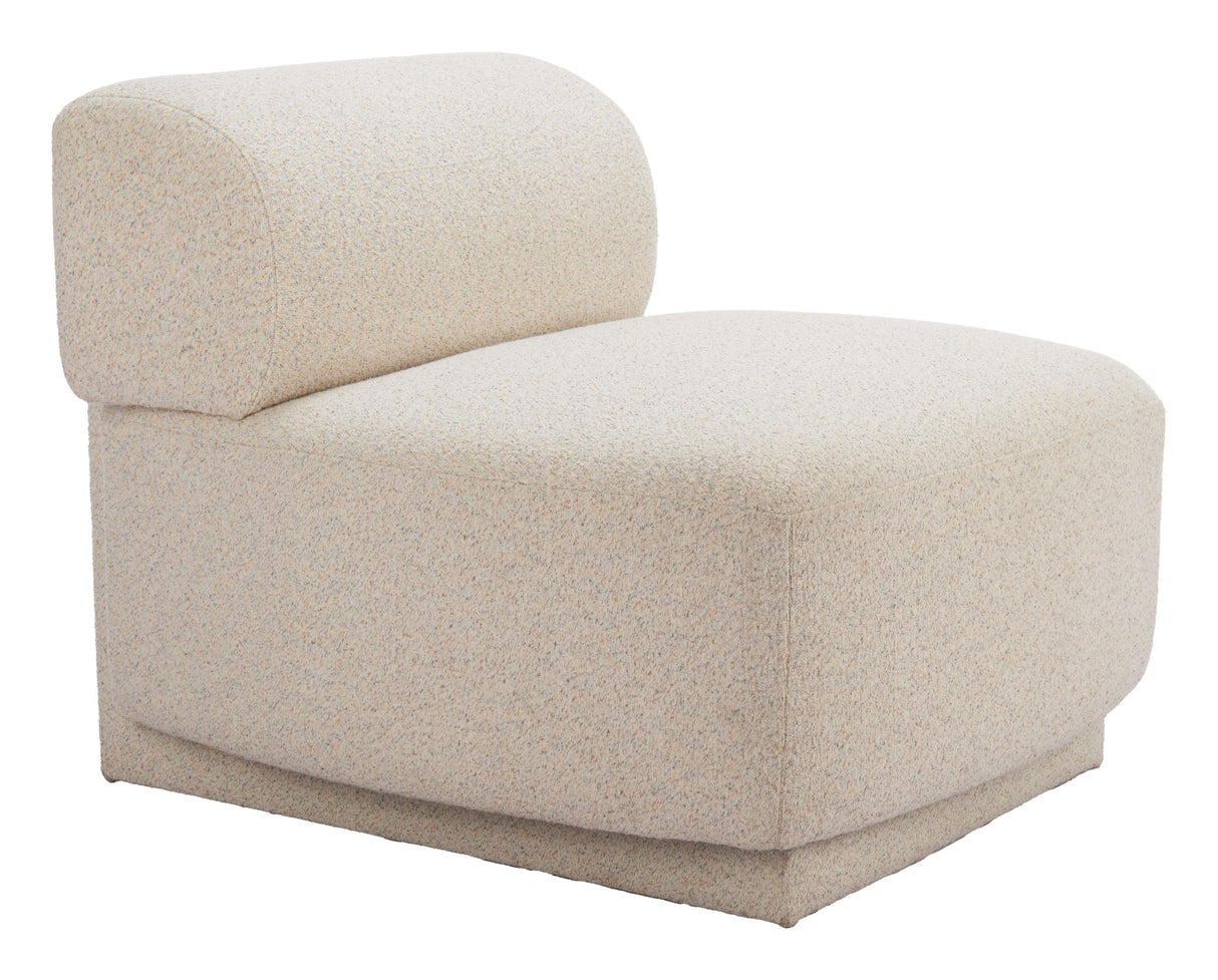 ZUO Anese Accent Chair Multigrain Beige