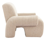 ZUO Rura Accent Chair Heathered Beige