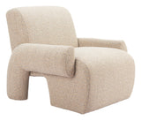 ZUO Rura Accent Chair Heathered Beige
