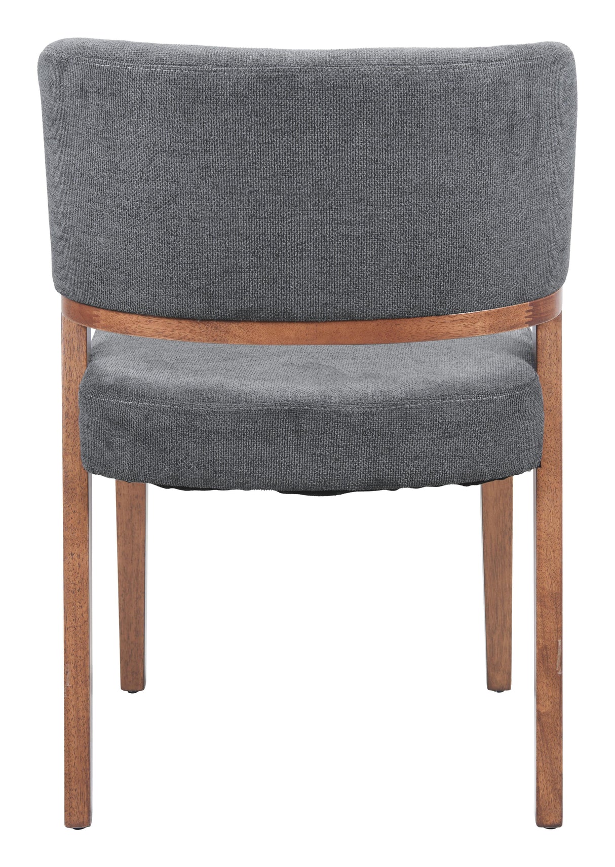 ZUO Sunobu Dining Chair (Set of 2) Azure Gray & Walnut