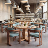 ZUO Poly Dining Chair Moss Gray & Walnut