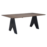 ZUO Lisse Rectangular Dining Table Espresso