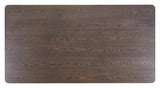 ZUO Lisse Rectangular Dining Table Espresso