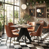ZUO Lisse Square Dining Table Espresso