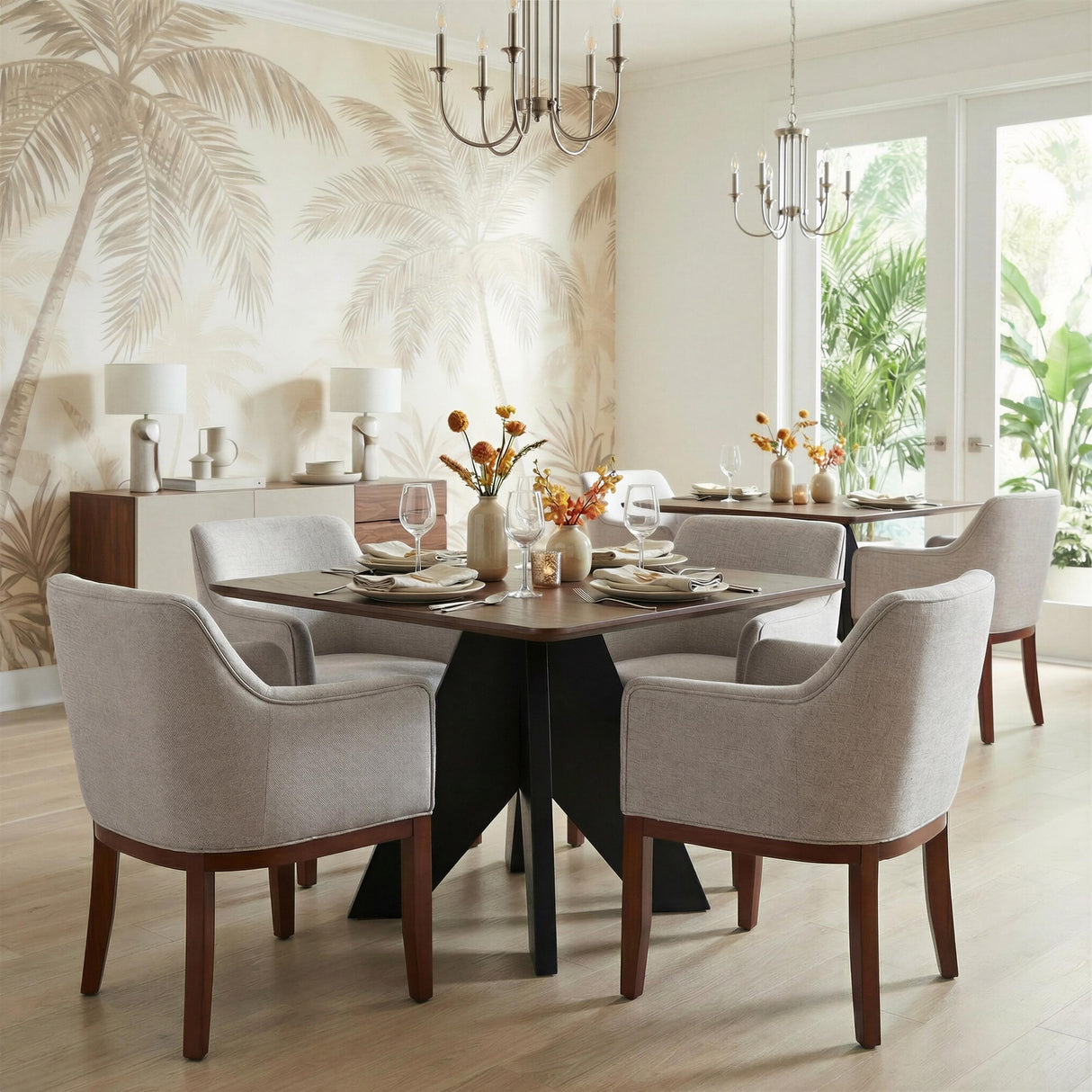 ZUO Lisse Square Dining Table Espresso