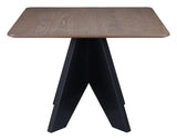 ZUO Lisse Square Dining Table Espresso