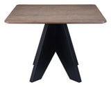 ZUO Lisse Square Dining Table Espresso