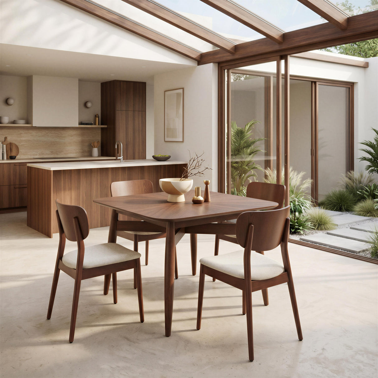 ZUO Silea Square Dining Table Espresso