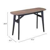 ZUO Neted Console Table Espresso