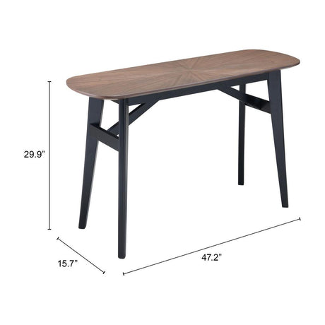 ZUO Neted Console Table Espresso