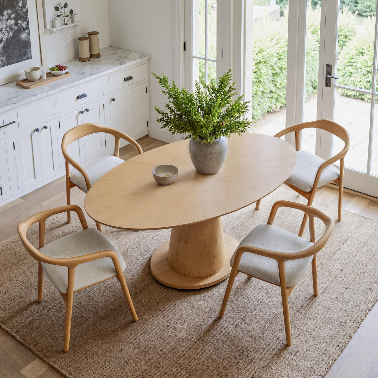 ZUO Disque Dining Table Natural
