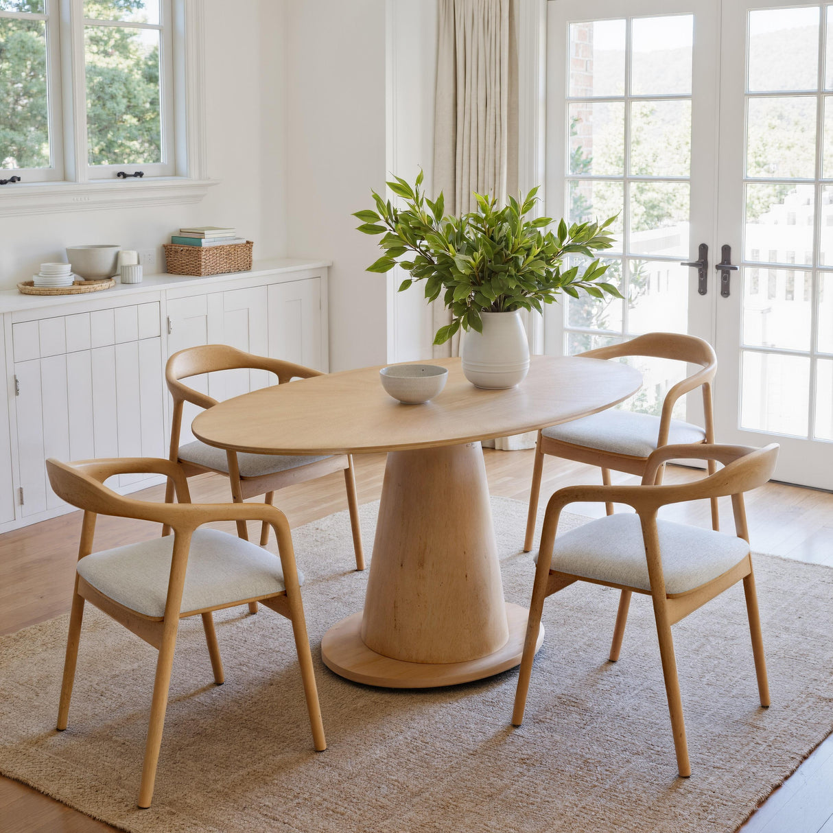 ZUO Hosoi Dining Chair Beige