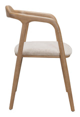 ZUO Hosoi Dining Chair Beige