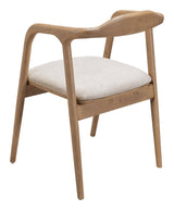 ZUO Hosoi Dining Chair Beige