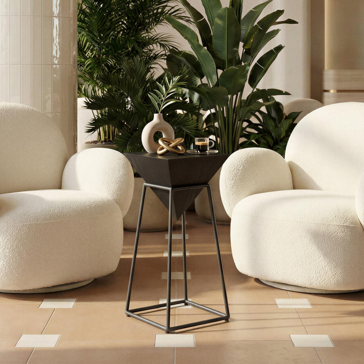 ZUO Pira Side Table Black