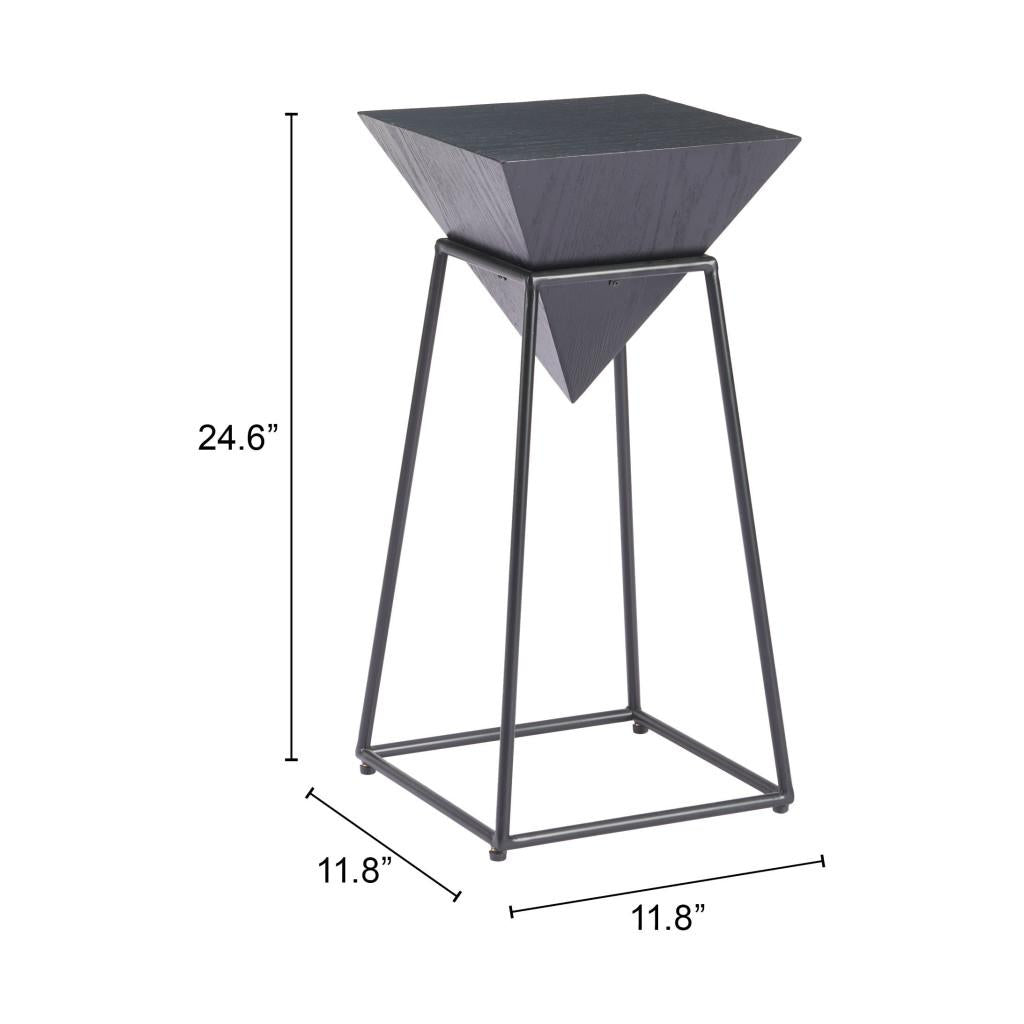 ZUO Pira Side Table Black