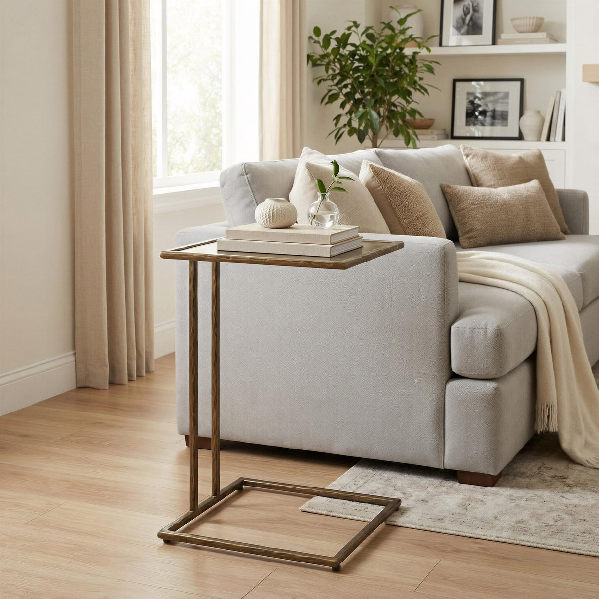 ZUO Ringen Side Table Bronze