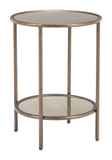 ZUO Anelli Side Table Bronze